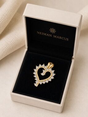 Heart pendant gold filled
